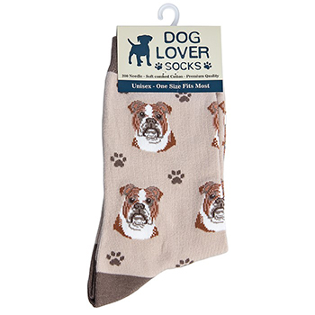 Dog Lover Socks Bulldog